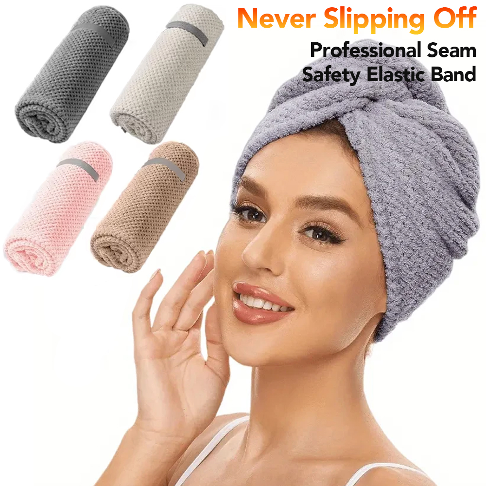 Golf Towel - Handuk Rambut Mikrofiber Ekstra Besar, Cepat