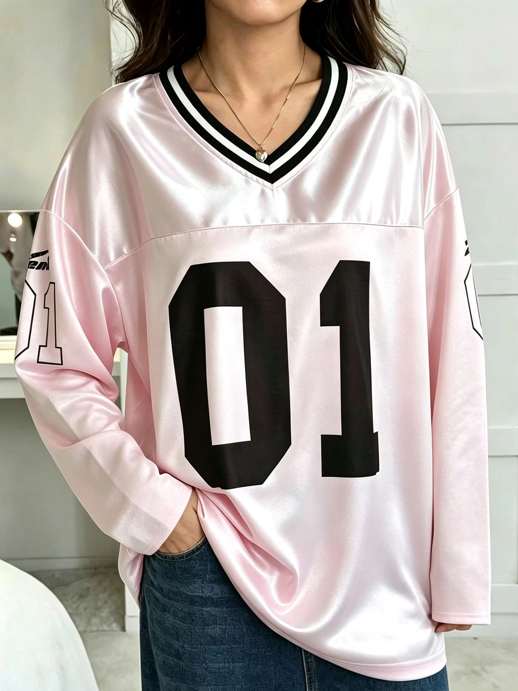 Golf Tees - Kaos Lengan Panjang Pria Wanita Vintage