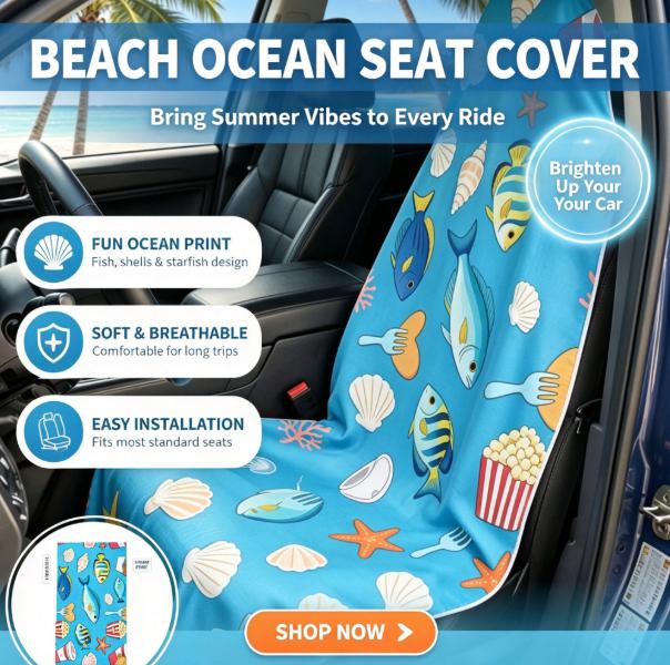 Golf Towel - Sarung Jok Mobil 2-in-1 Berfungsi Sebagai