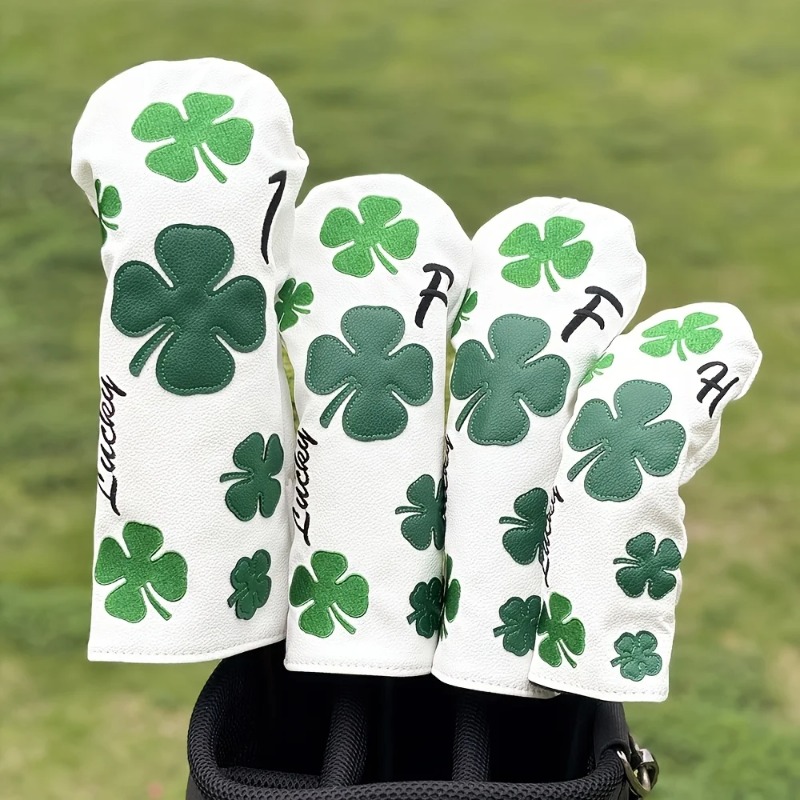 Golf Clubs - Penutup Kepala Tongkat Golf Clover yang