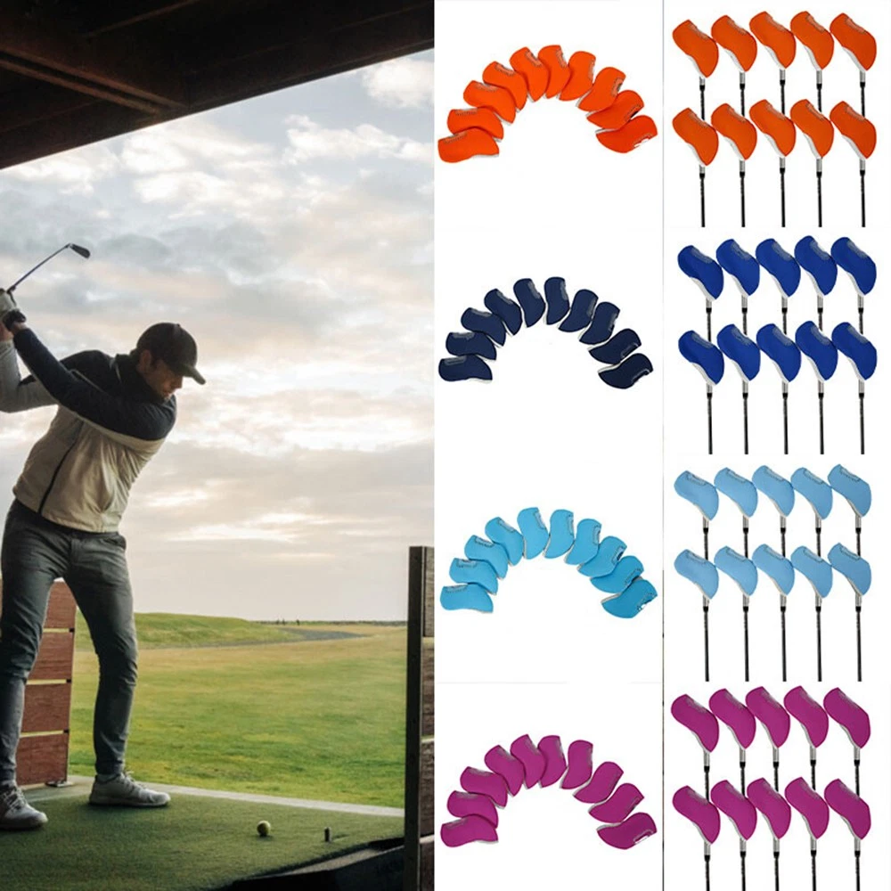 Golf Tees - Penutup Kepala Tongkat Golf Transparan 10Pcs,
