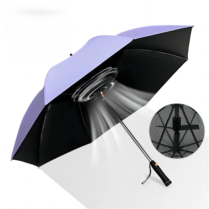 Golf Umbrella Large - Payung Reinforcement Gagang Panjang dengan Kipas