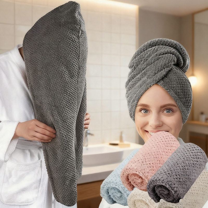 Golf Towel - Handuk Rambut Wanita (Topi Rambut Kering)