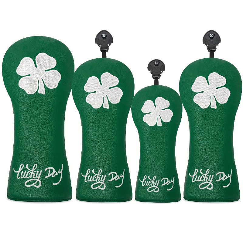 Golf Clubs - Penutup Kepala Tongkat Golf Clover -