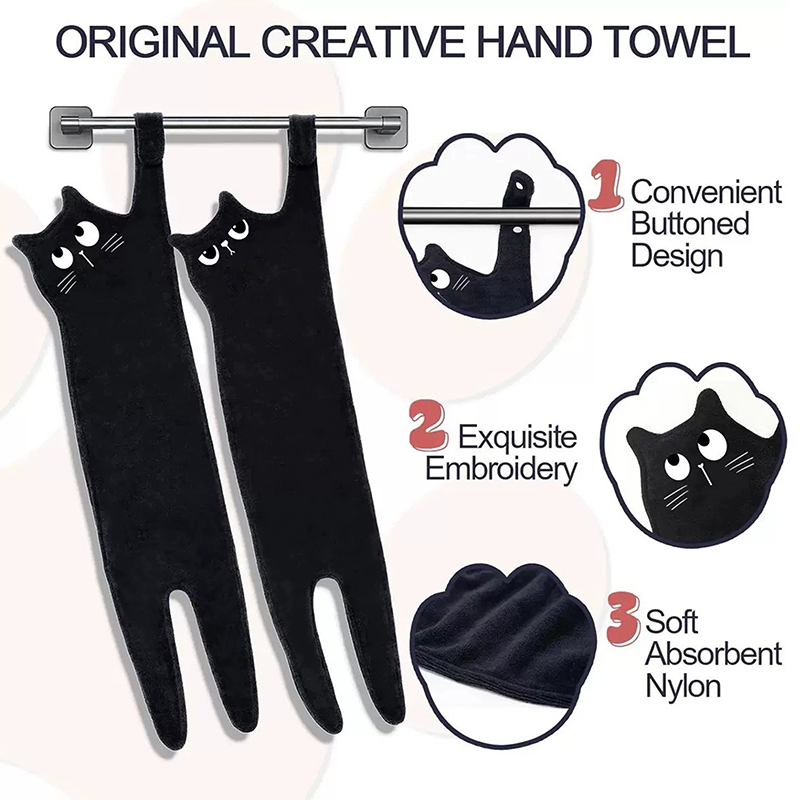 Handuk Tangan Kucing Lucu Hand - Golf Towel ulasan dan harga
