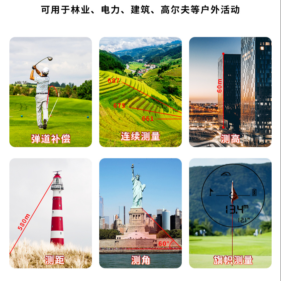 Alat Pengukur Jarak Golf Laser - Golf Rangefinder ulasan dan harga