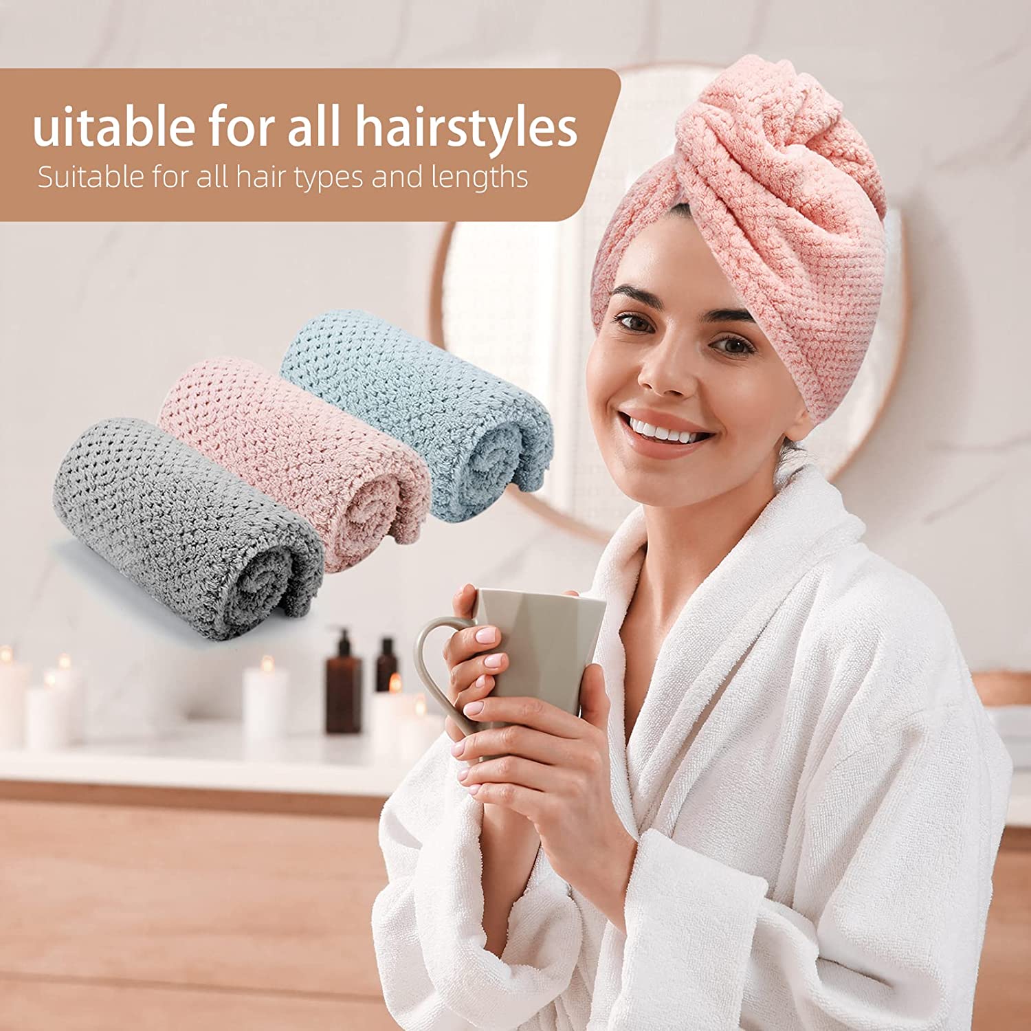 Handuk Rambut Wanita (Topi Ram - Golf Towel ulasan dan harga